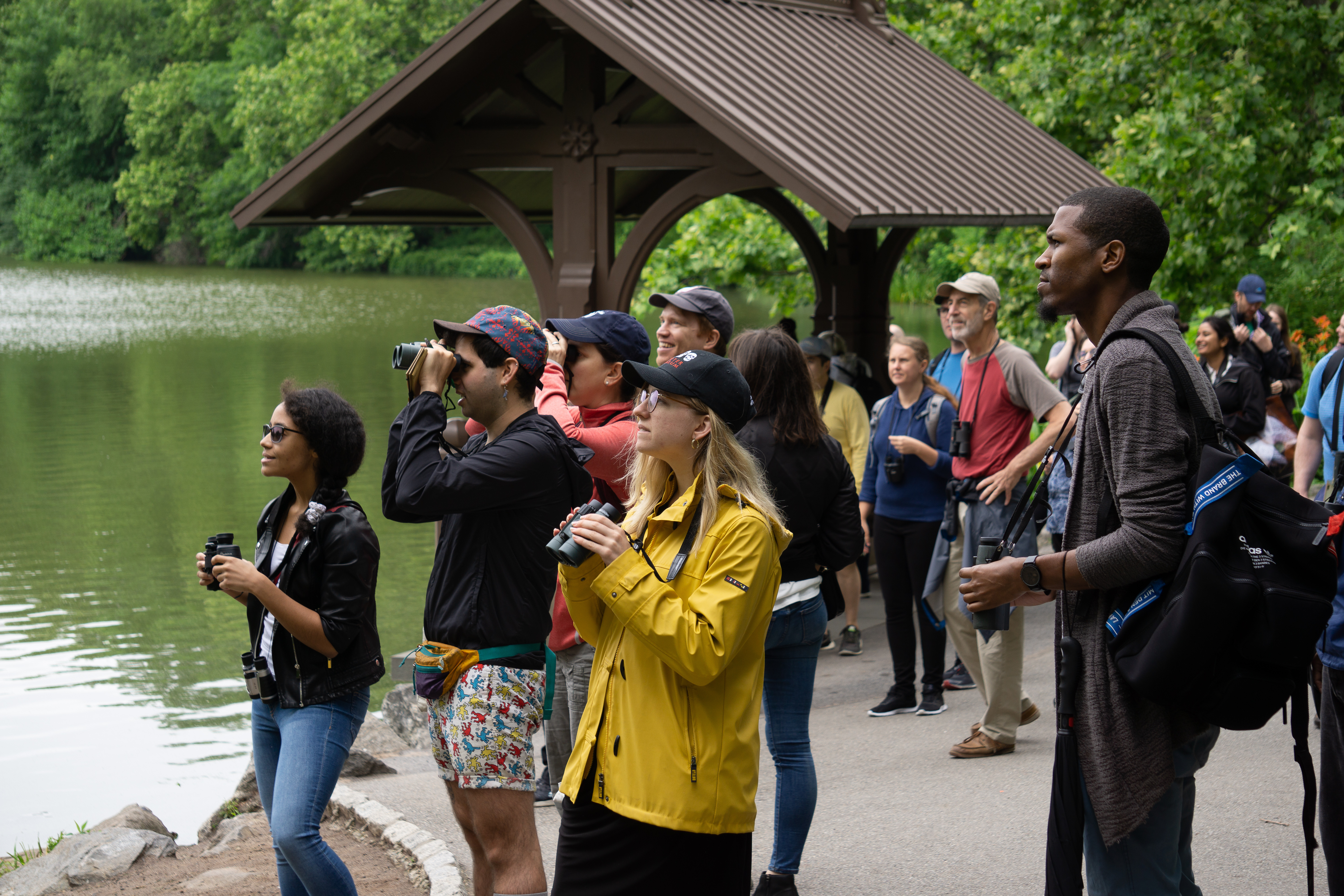 NYC Bird Alliance leads our annual Pride Week bird walk in Central Park. Photo: NYC Bird Alliance